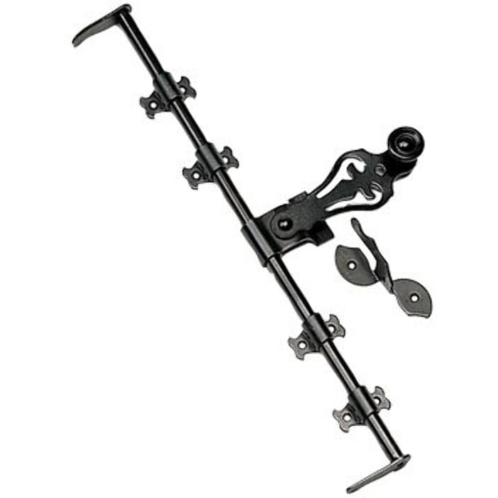 Tringle rainurée pleine Provence 1.5m TORBEL Noir - 07PN154