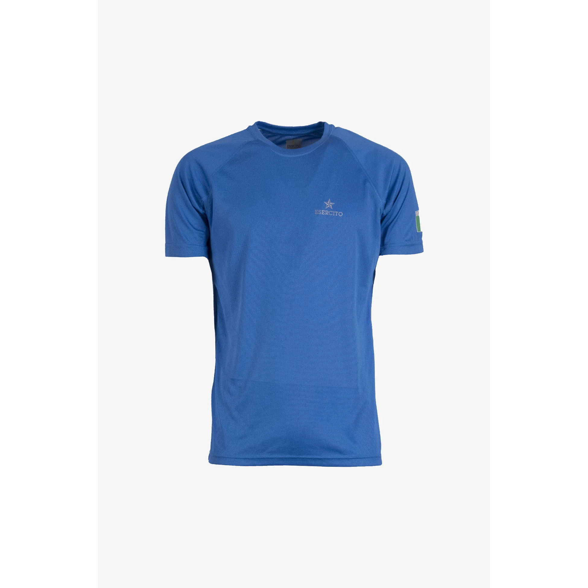 T-shirt Esercito a maniche corte sport azzurra uomo