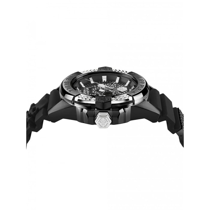 Orologio Philipp Plein THE SKULL Silicone Nero