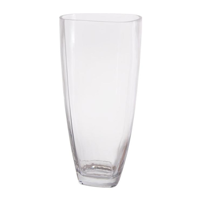 Vaso Apertura Rettangolare. Altezza 33 Cm - Pezzi 2 - 15,4X33X14cm - Colore: Incolore - Bianchi Dino - Vasi E Cont. Vetro, Alzate