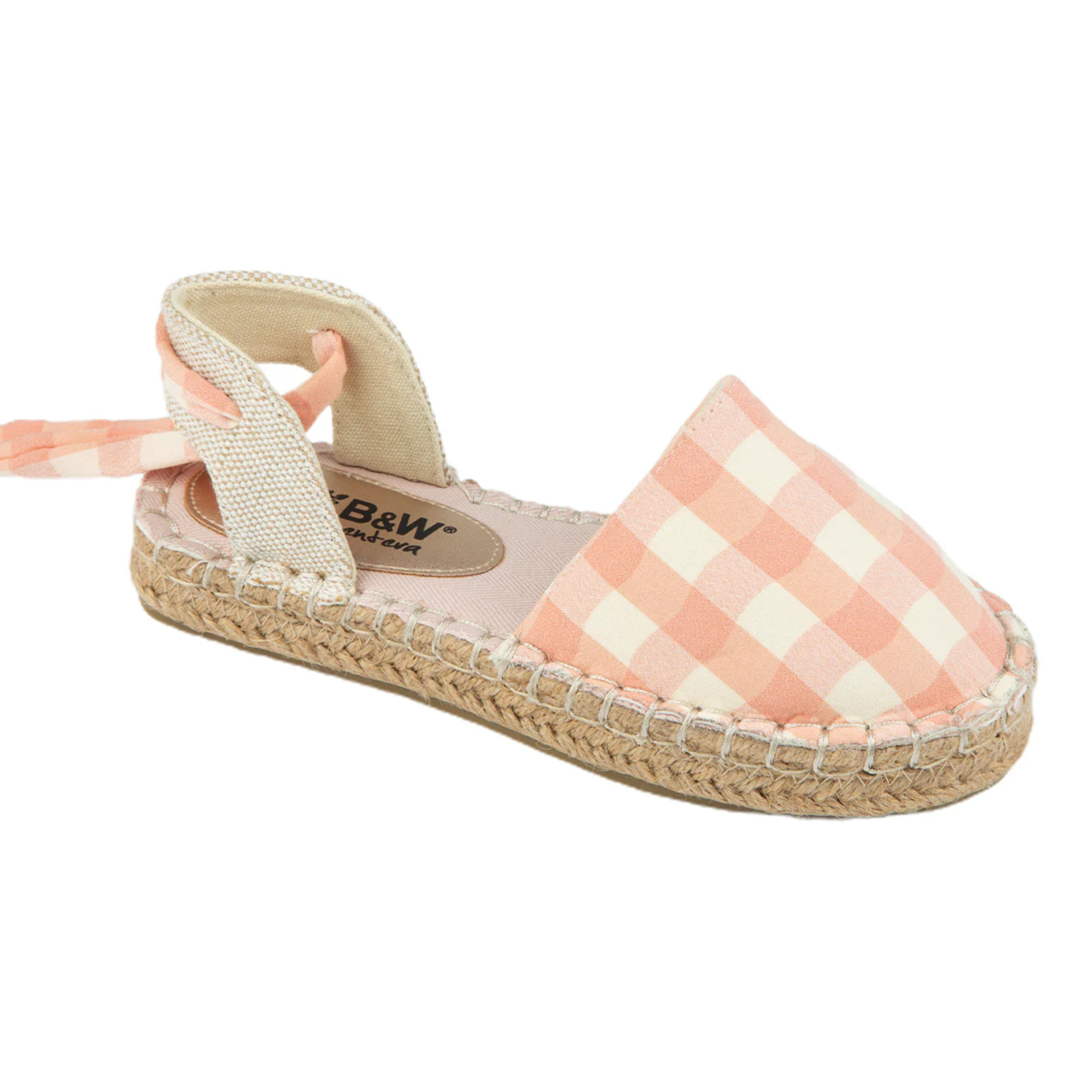 Alpargatas de cuadros Vichy en tonos pastel