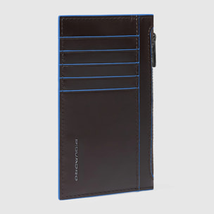 Piquadro Portacarte sottile con porta monete