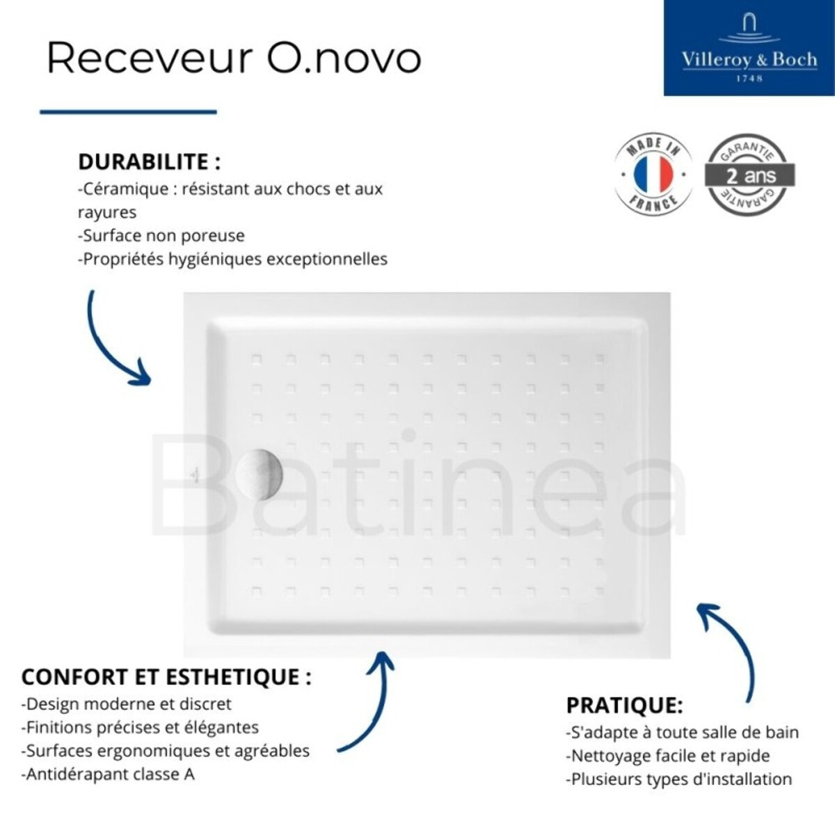 Receveur O Novo ceramique