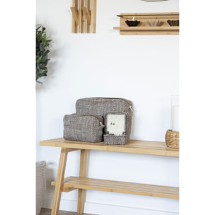 Borse da Toilette Safi Brown Mix — Set di 2