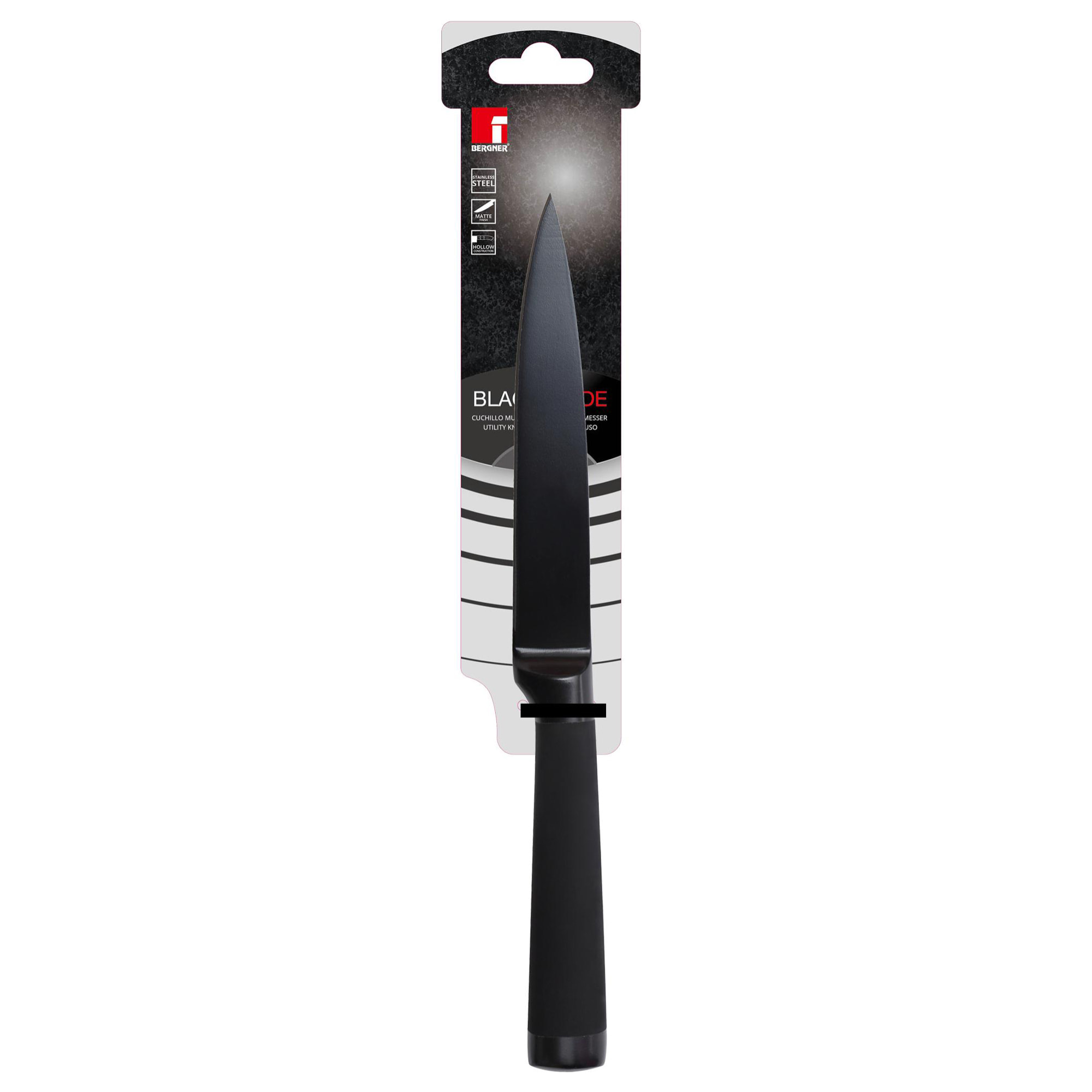 CUCHILLO MULTIUSOS 12.5CM  BLACK BLADE Bergner