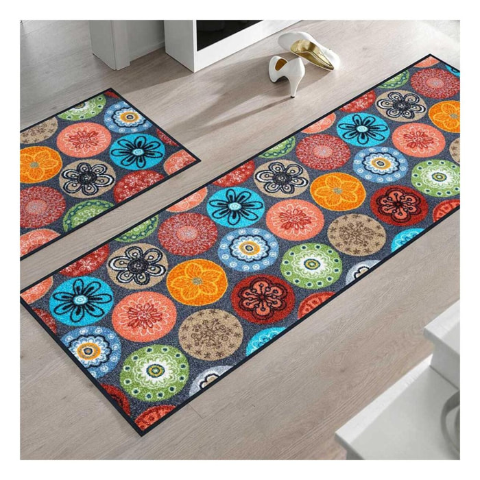 Tapis salon et chambre tissé motif géométrique FIMA