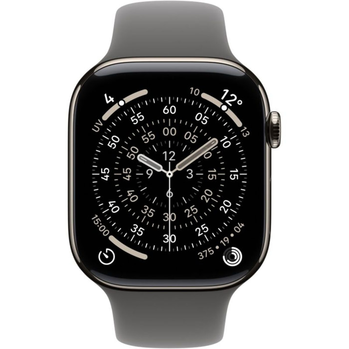 Montre connectée APPLE WATCH 42mm Tit Naturel / Gris Serie 11 S/M Cel