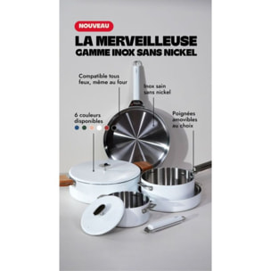 Poêle COOKUT LA MERVEILLEUSE  INOX 24CM - POLAIRE