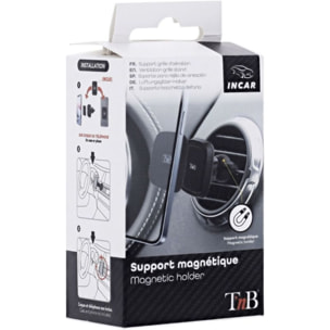 Support smartphone TNB pour grille d'aération carbone noir
