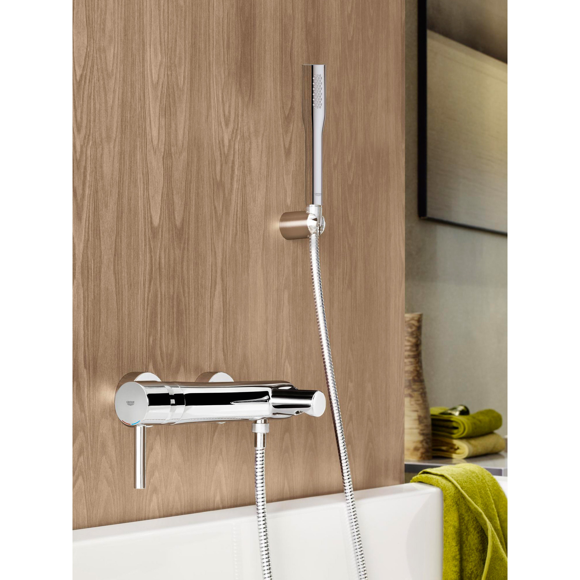 Ensemble de douche 1 jet Euphoria Cosmopolitan Stick avec support mural