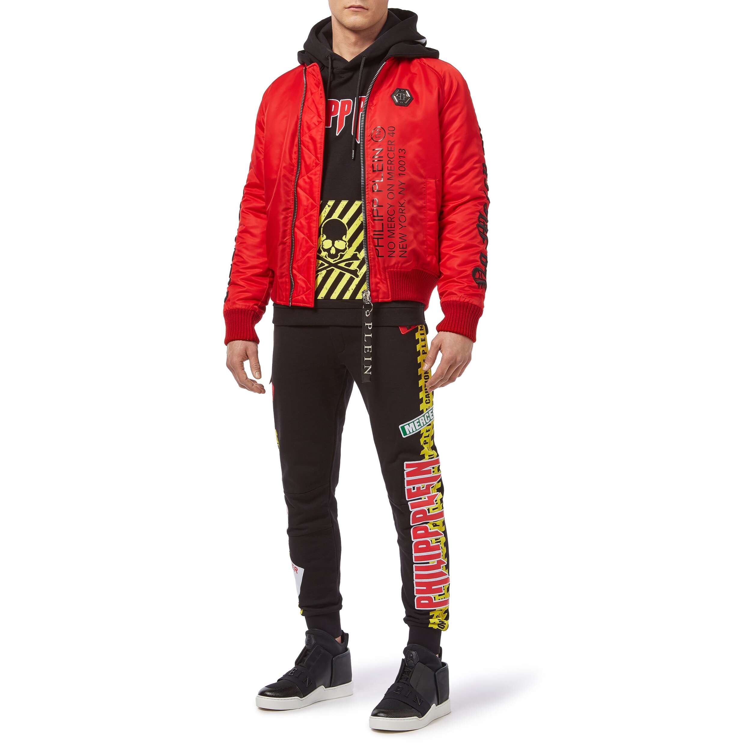 PHILIPP PLEIN Jogging Leggings MM Warning