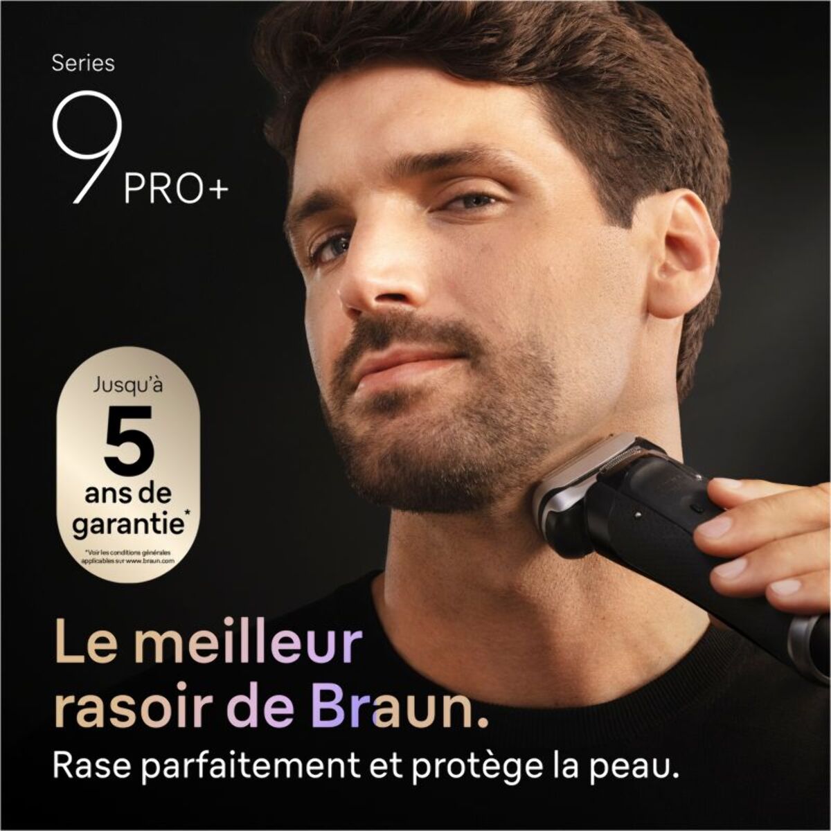 Rasoir électrique BRAUN Series 9 9660cc Clean&Charge