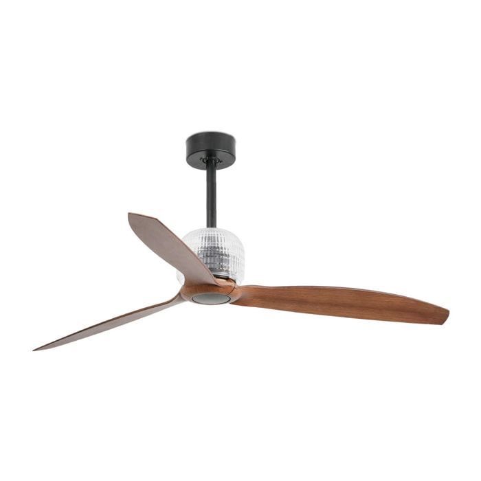 DECO FAN M Ventilateur noir/bois DC