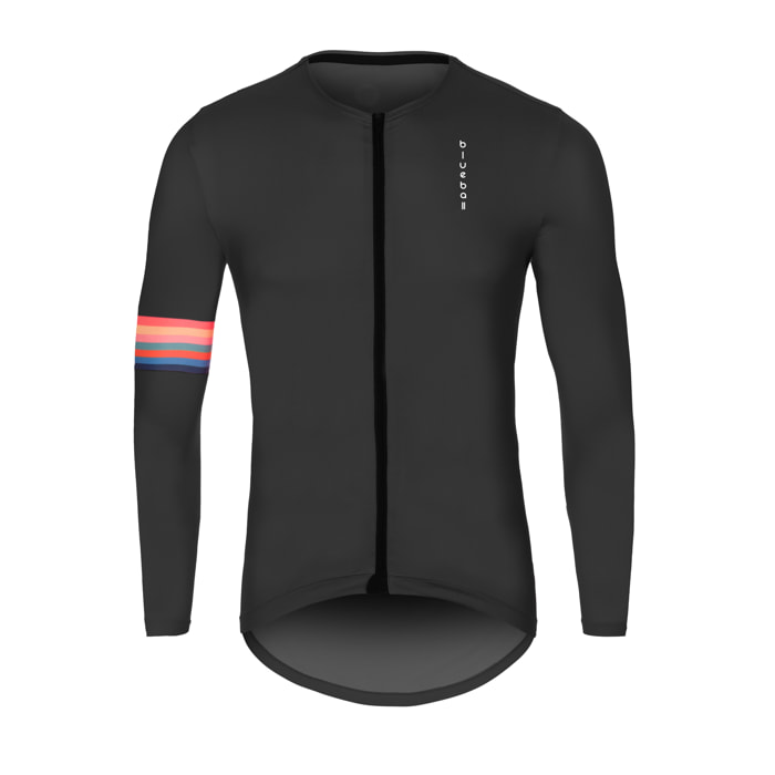 MAILLOT DE CICLISMO MANGA LARGA PARA HOMBRE BLUEBALL EN NEGRO