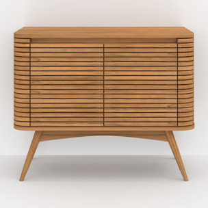 Meuble de salle de bain en bois de teck 100 cm - Auguste