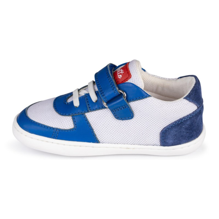 DEPORTIVO RAYO BAREFOOT BLANCO/AZUL – FRESCURA Y FLEXIBILIDAD