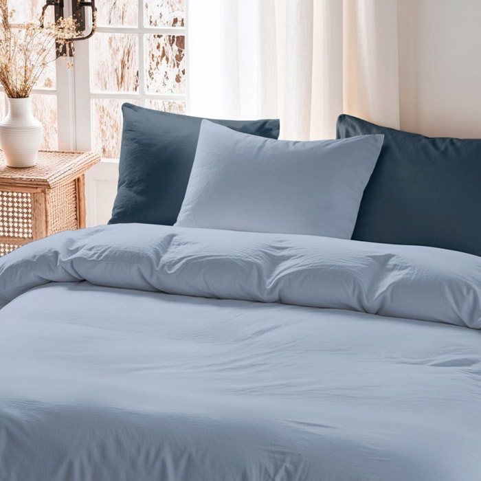 Quadrant bleu 100 % coton