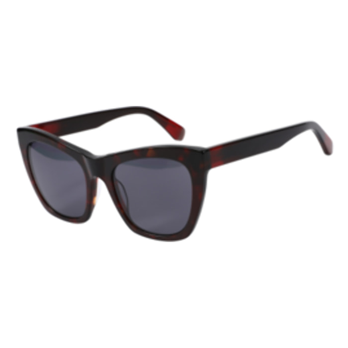 Gafas de sol OCEAN SAMOSIR - Mezcla rojo brillante con ahumado