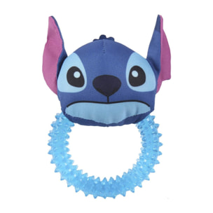 Aro mordedor tpr para perros diseño stitch
