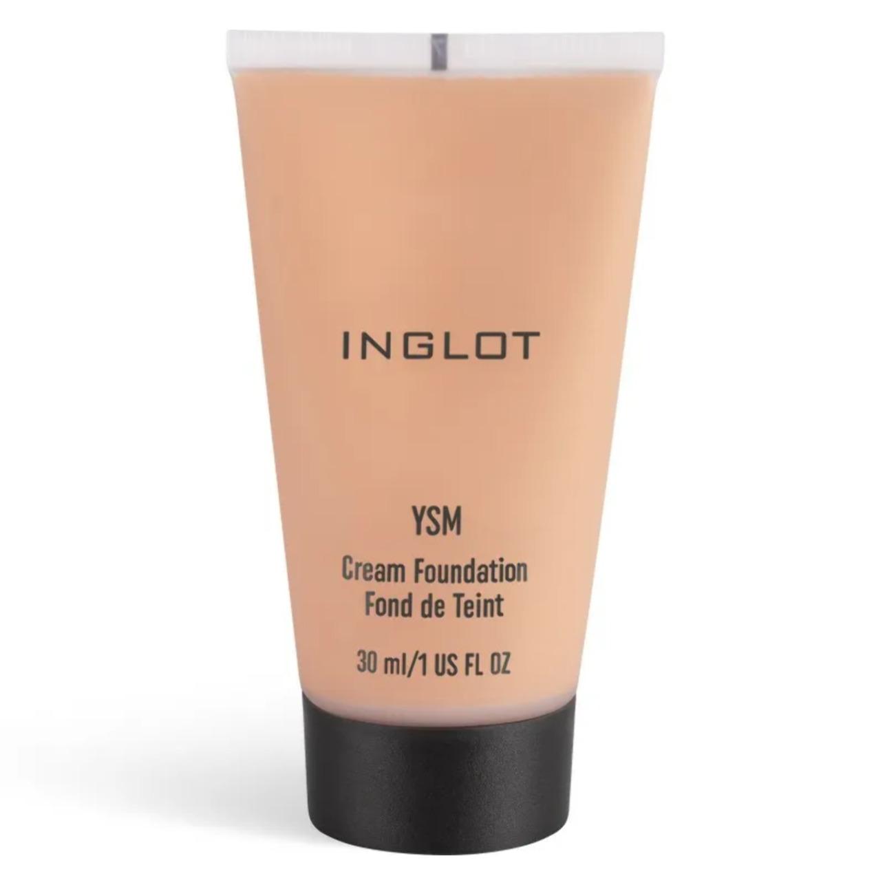 INGLOT PLAYINN Base de maquillaje YSM SMOOTHING FACE FOUNDATION, Efecto mate, Cobertura media, Larga duración, Formulación vegana, Hidratante y suaviza lineas de expreción 30ML. 51 Piel media a oscura, subtono melocoton