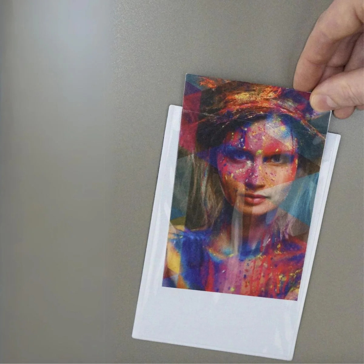 Lot de 3 pochettes aimantées pour photos Fackelmann Tecno