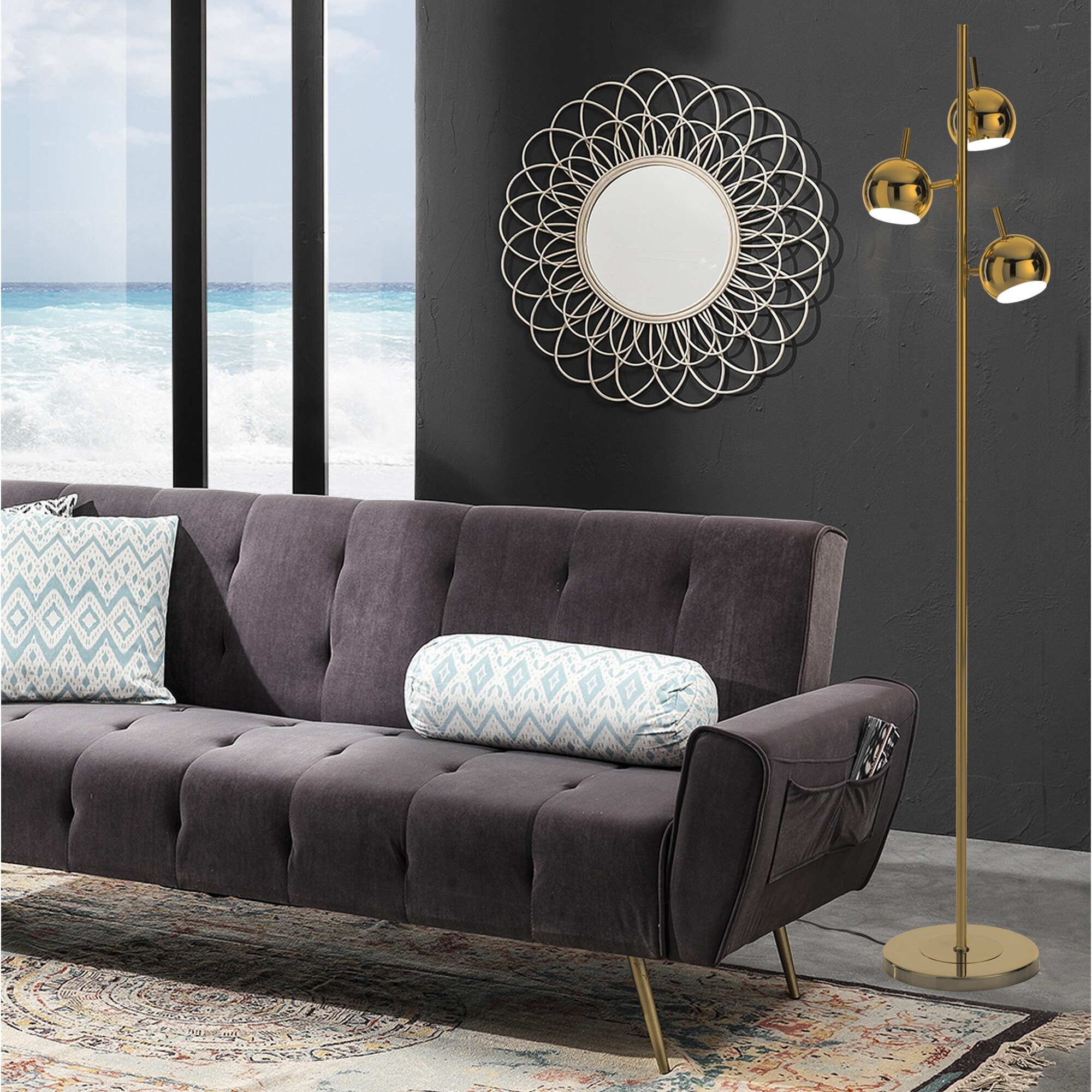 Tomasucci Lampadaire GLOBE BRASS