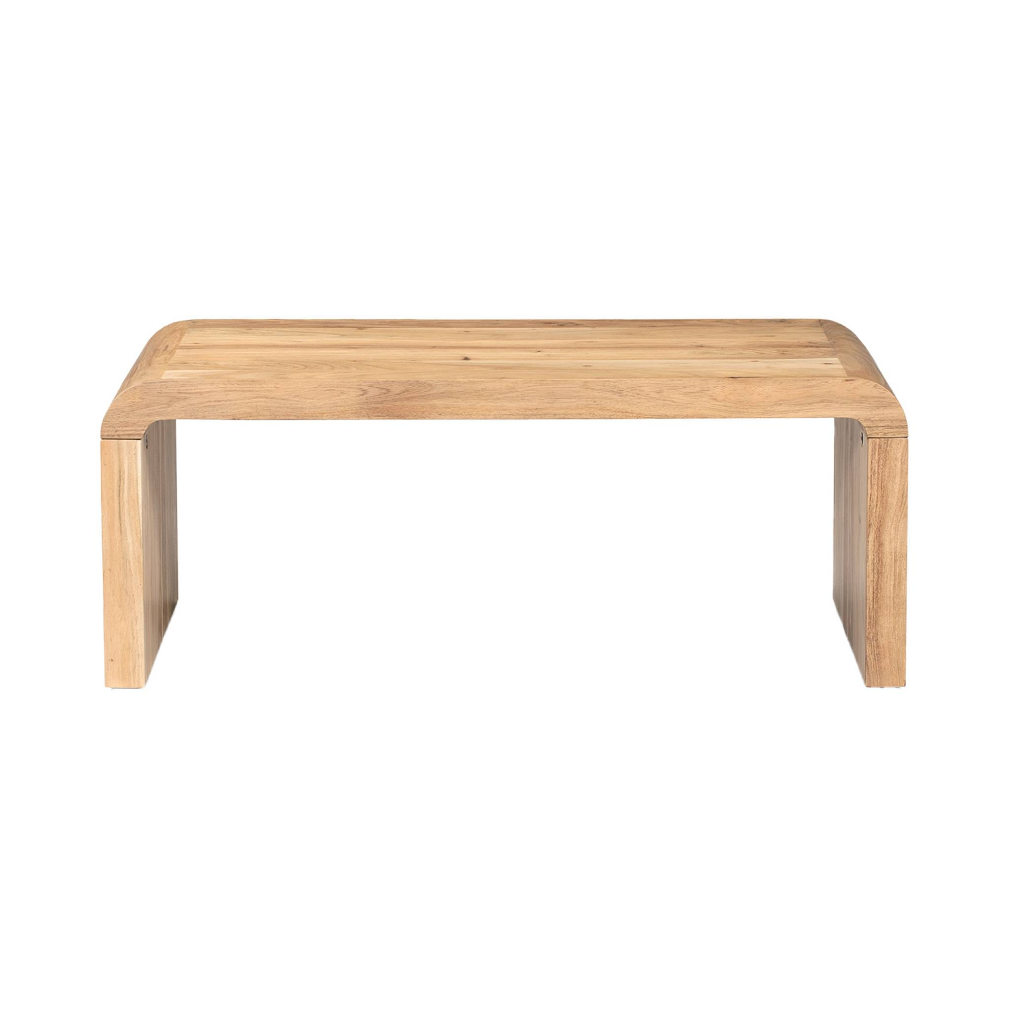 Table basse rectangulaire en acacia massif 100cm