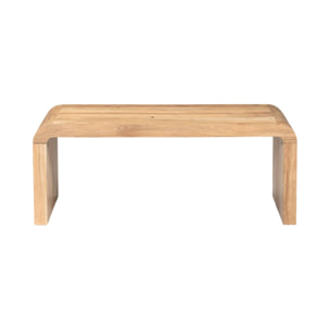 Table basse rectangulaire en acacia massif 100cm