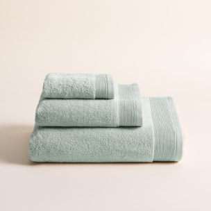Lot de 3 serviettes Harmony Aqua - Zero Twist - 600 grammes
