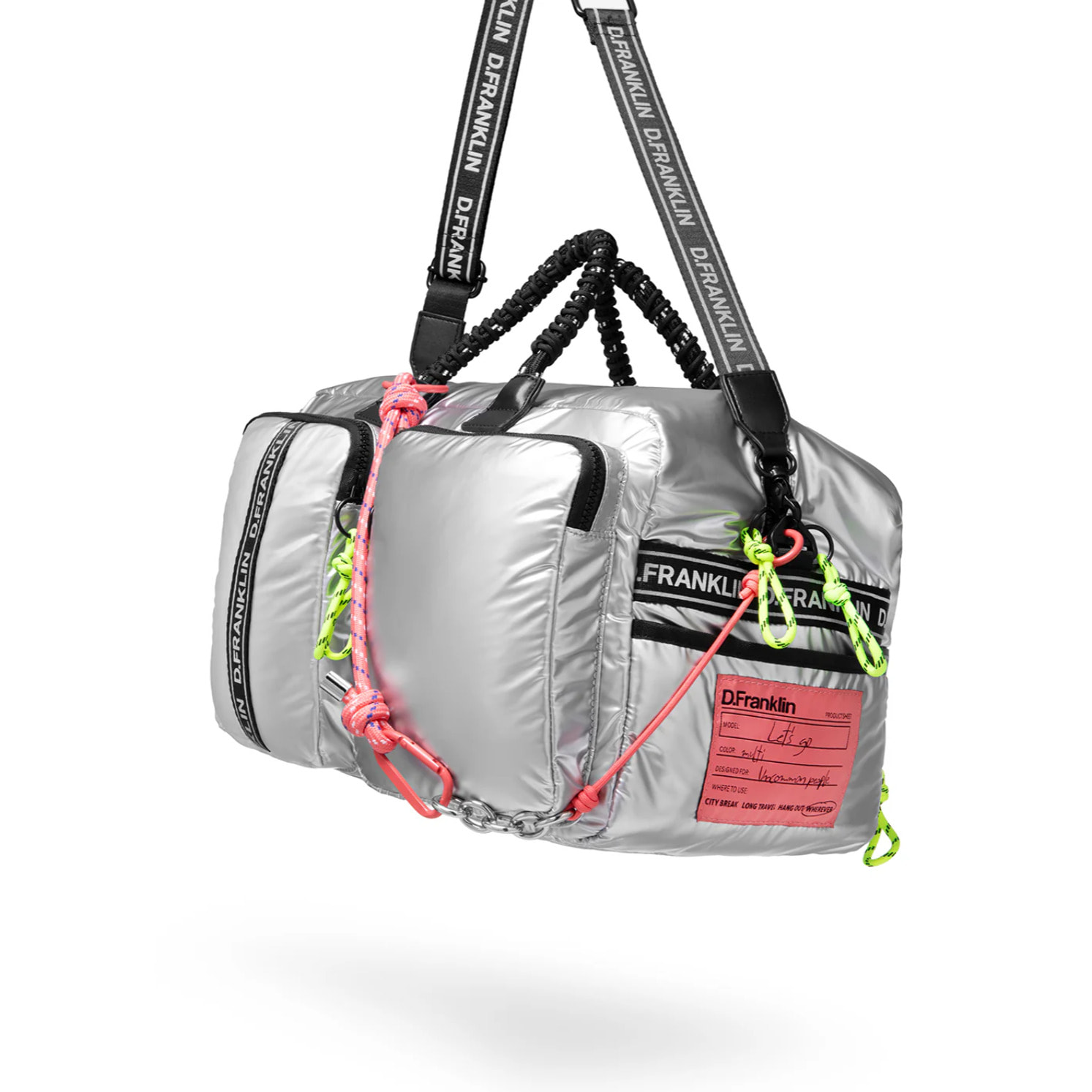 Mochila de Viaje Bomb Weekender en Plata D.Franklin