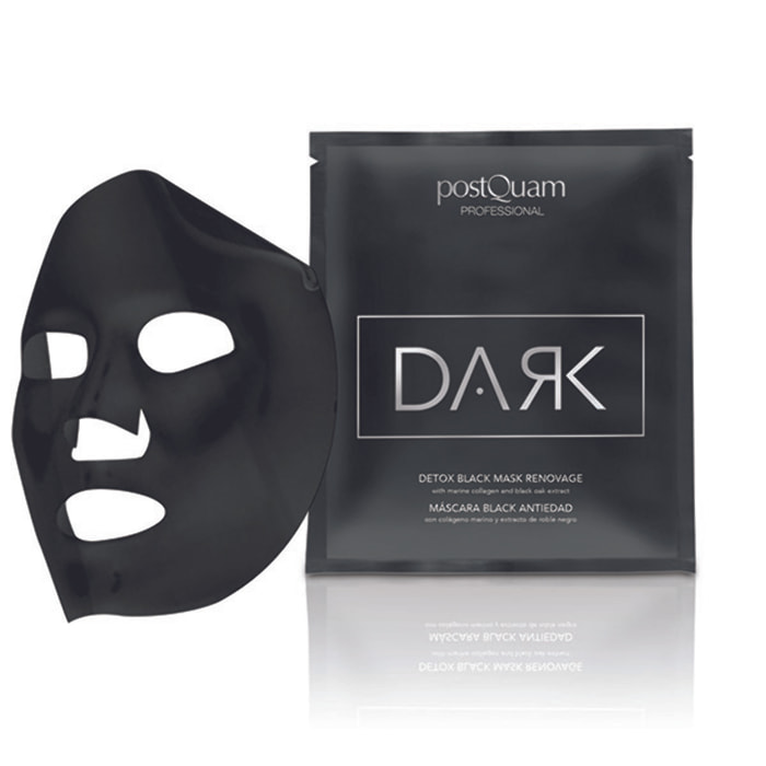 Masque noir rnover voile dtox