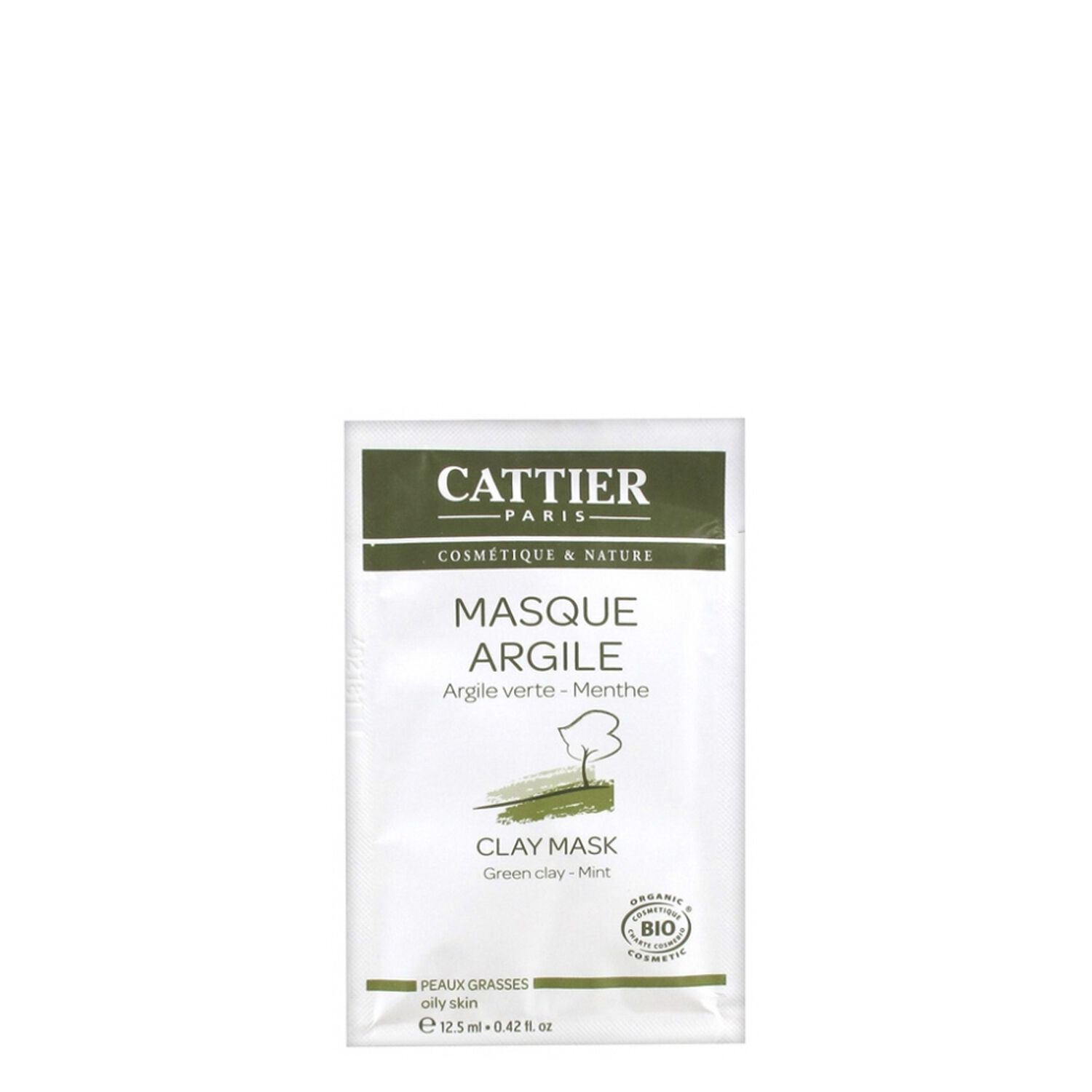 Masque Argile Verte - Peaux Grasses - Unidose 12,5 ml