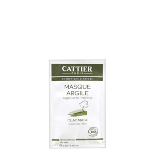Masque Argile Verte - Peaux Grasses - Unidose 12,5 ml