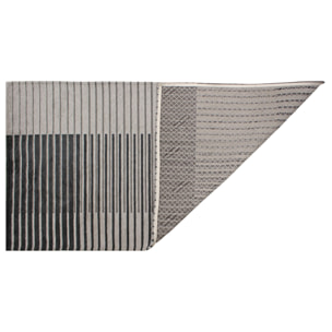 Tappeto arredo Neon antracite CON FONDO ANTISCIVOLO