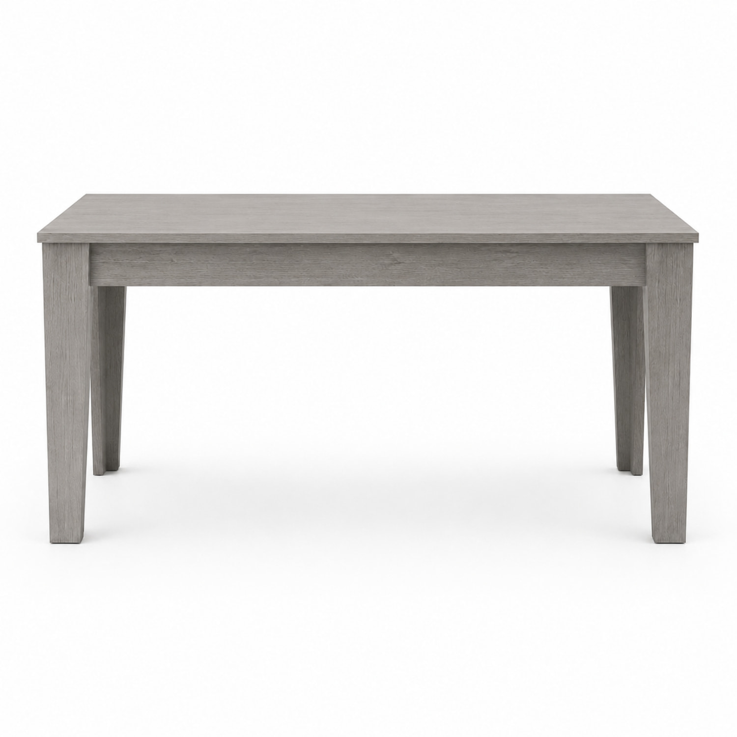 Tavolo da Pranzo Allungabile Da 160 A 220 Cm Gambe a Spillo Design Moderno 10 Posti Melaminico Estensibile Guide In Metallo Salotto Soggiorno Grigio