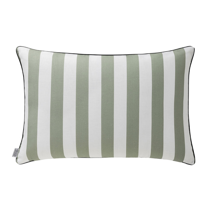 Housse de coussin imprimée en lin, FAUBOURG