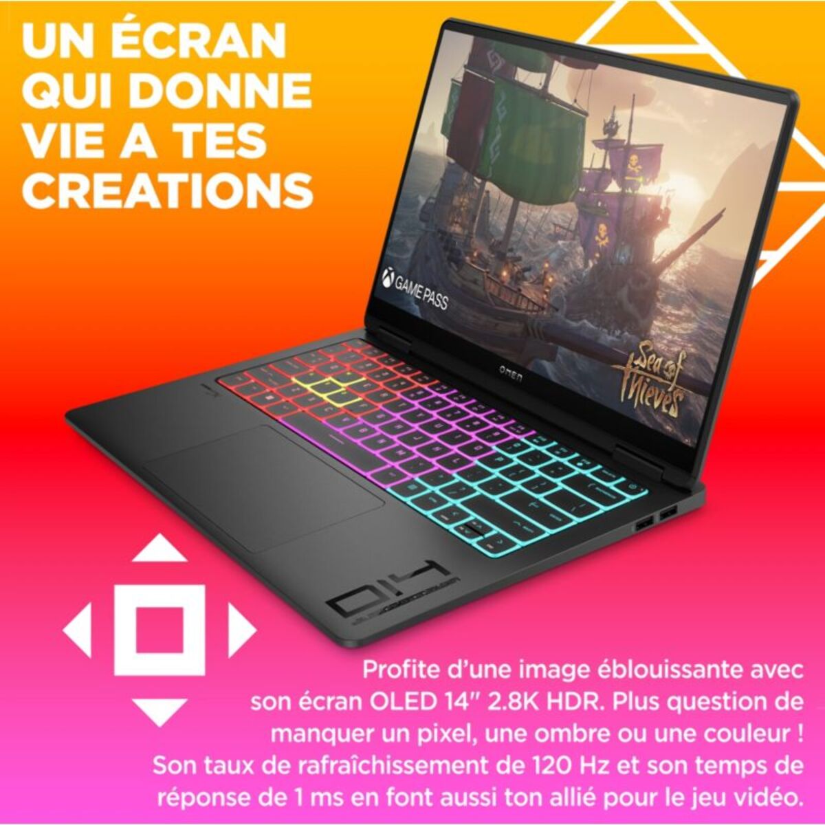 PC Gamer HP Omen Transcend 14-fb0131nf EVO