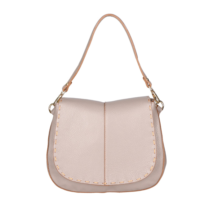 Borsa a spalla da Donna Winona in Vera Pelle Made in Italy 26x20x13 cm