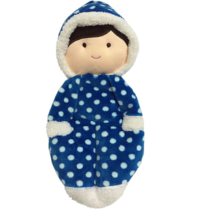 PELUCHE TÉRMICO: BEBE NIÑO AZUL MARINO