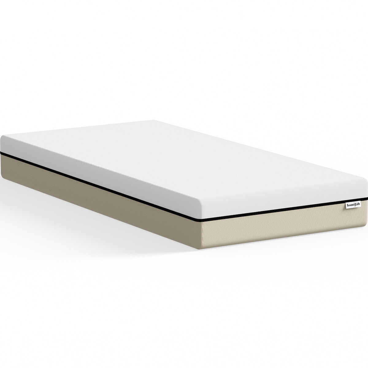 Matelas Hybride à ressorts ensachés et mémoire de forme, 25cm - SPRING ELITE