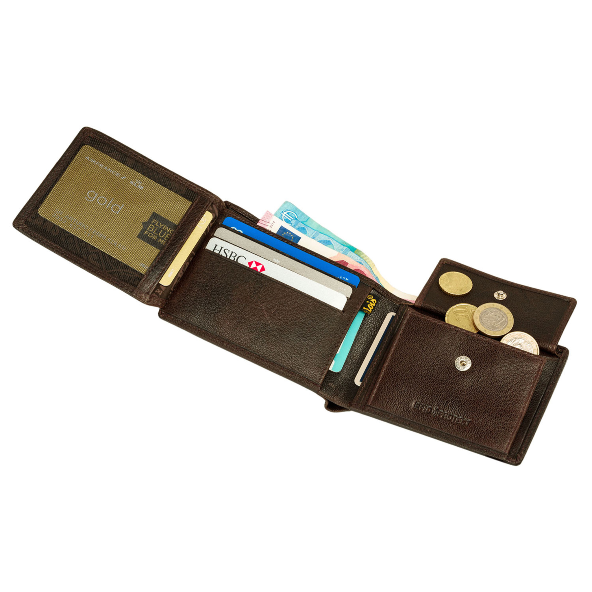 Cartera Hombre Piel Lois Eagle Marron