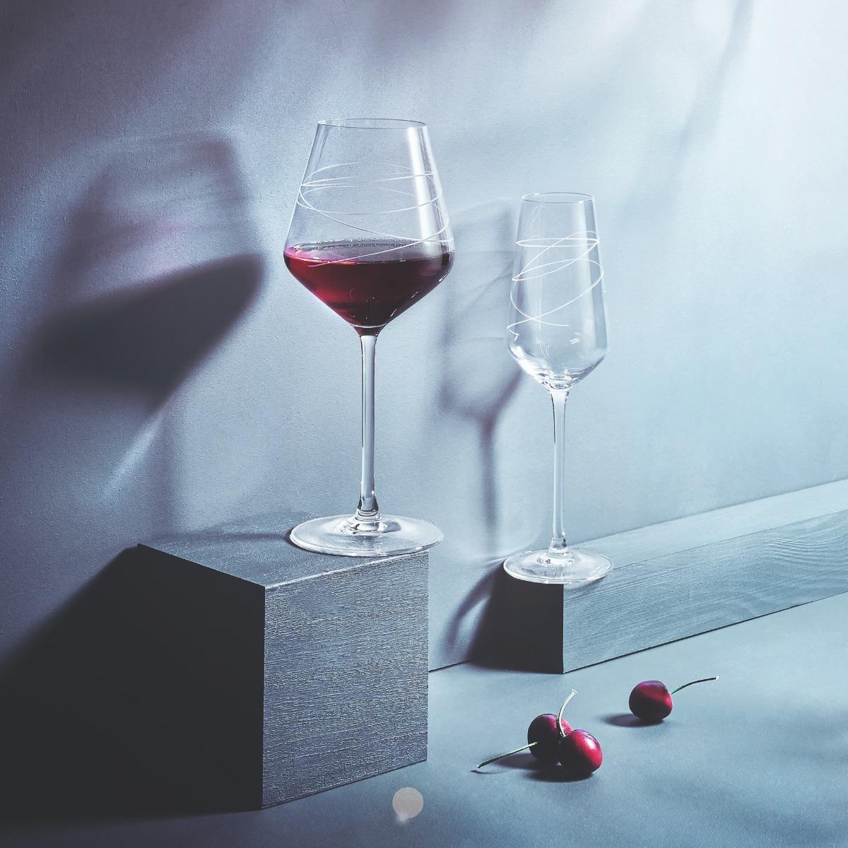 Set di 24 bicchieri da vino e acqua Abstraction - Cristal d'Arques