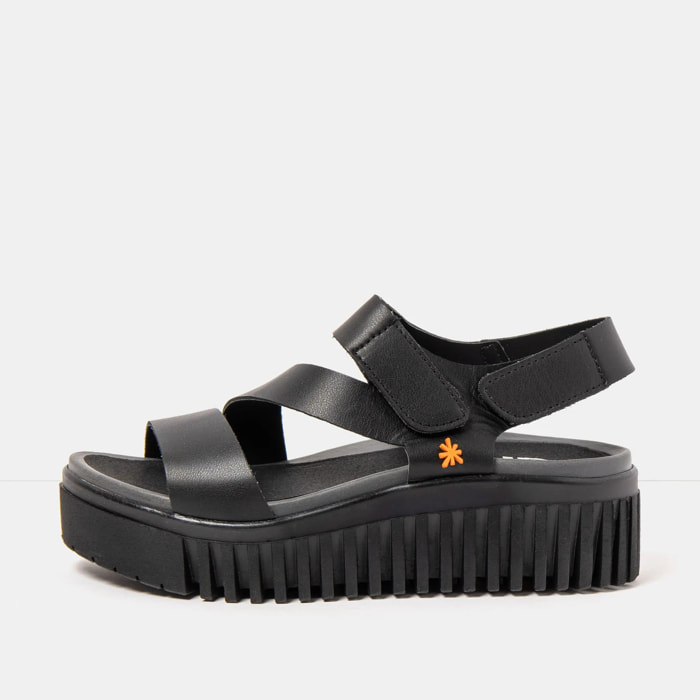 Sandalia de cuña 1573 NAPPA BLACK/BRIGHTON color Black