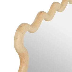 Miroir mural Brooke beige 62x48cm
