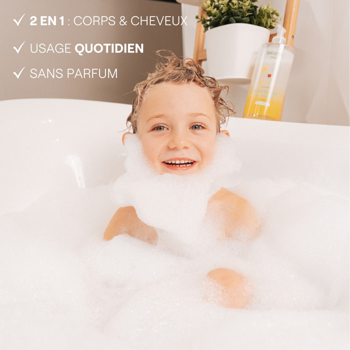 WELEDA - Gel lavant doux Calendula sans parfum - 400 ml