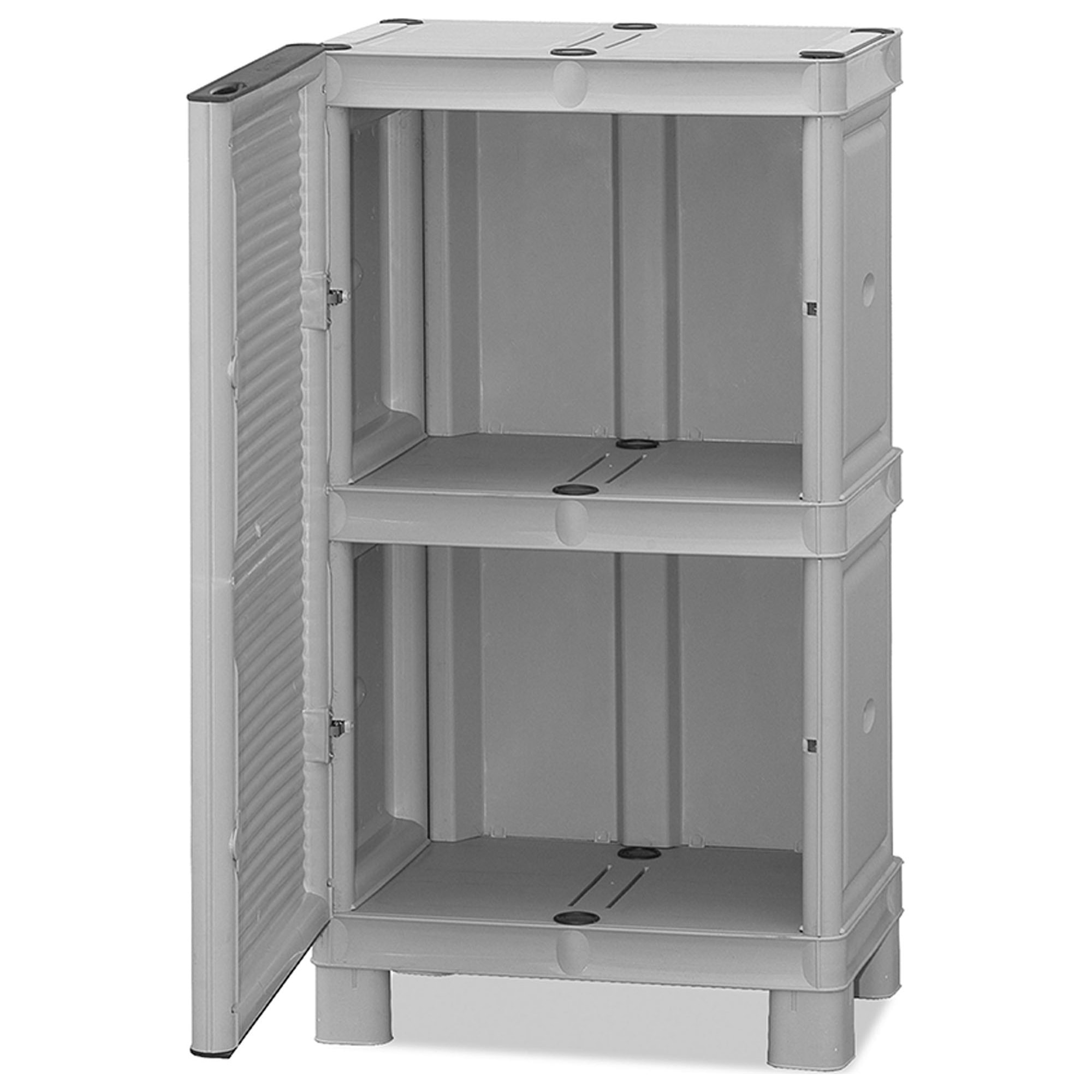 Armario de mediana altura en polipropileno, L 500 x P 390 x H 920 mm