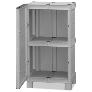 Armario de mediana altura en polipropileno, L 500 x P 390 x H 920 mm