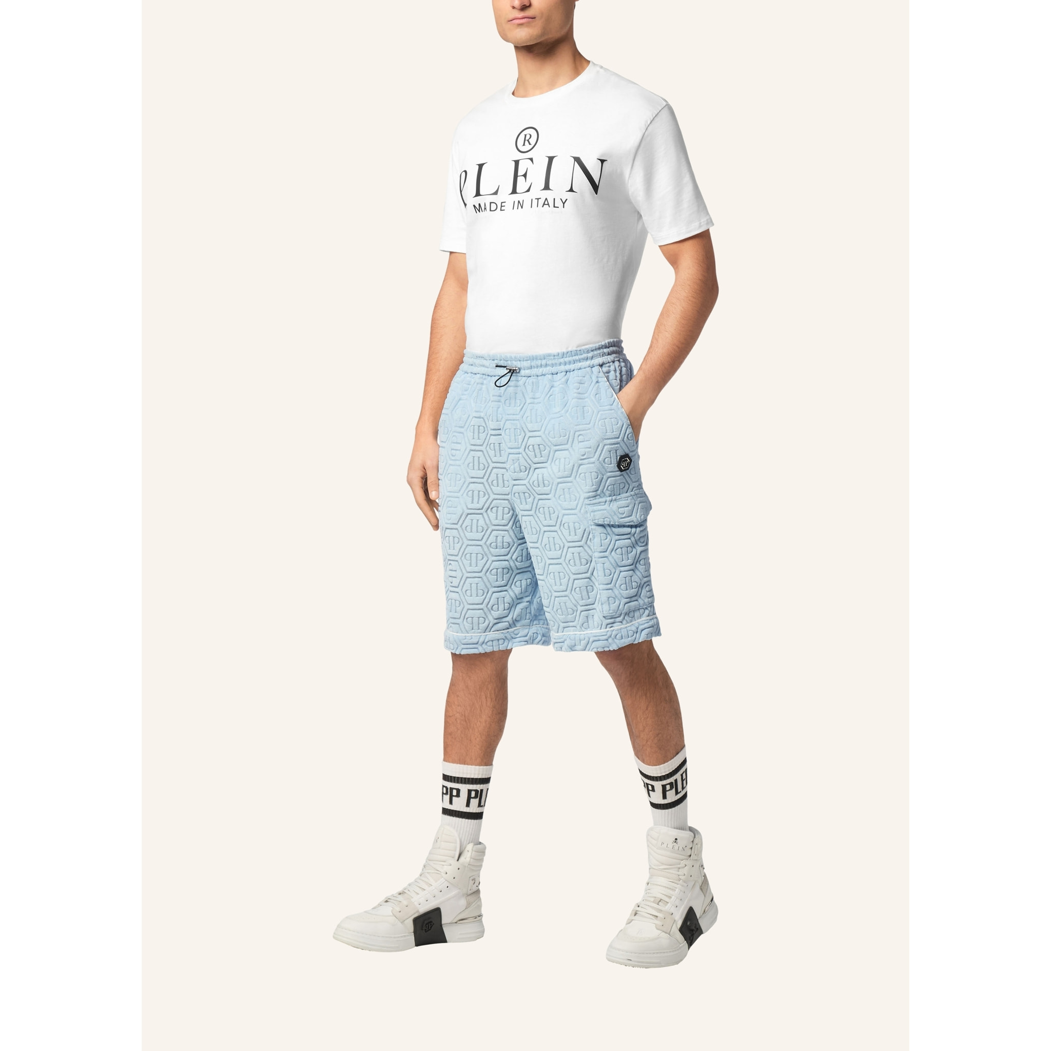 PHILIPP PLEIN Pantalones cortos MONOGRAM