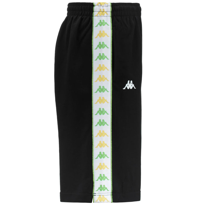 Kappa Pantaloncini SPORT SHORTS 222 BANDA TREADSI Nero