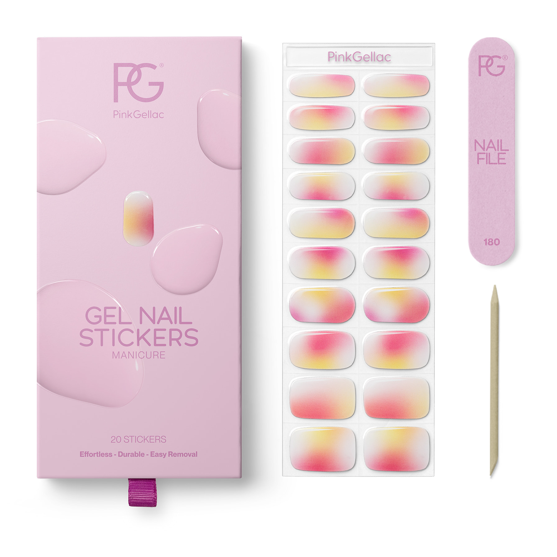 Stickers gel - 0047 Soft Sunset